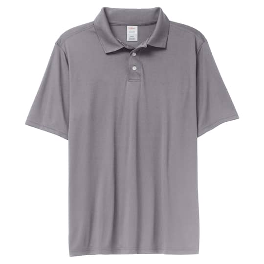 Hanes Men's Cool DRI Polo Shirt in Graphite | Small | Michaels®